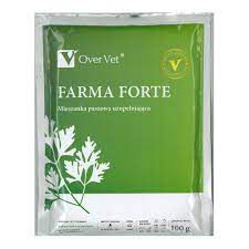 OVER VET - Farma Forte 100 g - optymalizuje funkcje trawienne blokuję biegunki