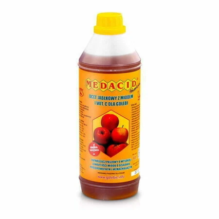 PATRON - Medacid- ocet jabłkowy z miodem i witamina c, 1000 ml