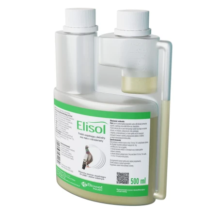 Elisol 500ml elektrolit dla gołębi