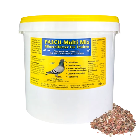 PASCH MULTI MIX MINERAL 10kg MIESZANKA MINERALNA GRIT