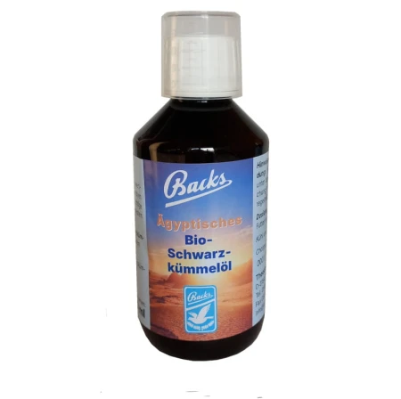 BACKS -  Bio Schwarzkümmelol 250ml olej z egipskiej czarnuszki