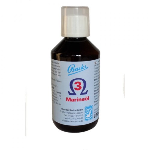 Przejdź do produktu BACKS Omega-3-Marineöl 250 ml - olej z ryb dla gołębi