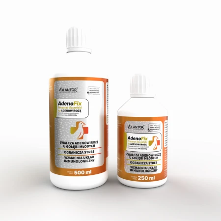 VOLANTOR - AdenoFix 500 ml - zwalcza adenowirozę u gołębi młodych