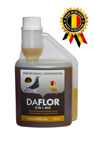 Przejdź do produktu DAFLOR Daflor 3 in 1 Mix 250 ml - wsparcie zdrowia i kondycji gołębi