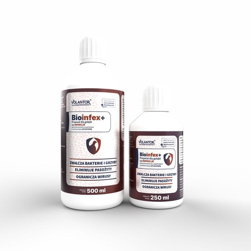 Przejdź do produktu VOLANTOR Bioinfex+ preparat na infekcje gołębi 250 ml