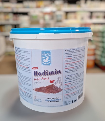 Przejdź do produktu BACKS Rodimin 6 kg - minerały z anyżem dla gołębi