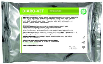 CENTRUM ZDROWIA GOŁĘBI Diaro-Vet stop biegunkom 200 g