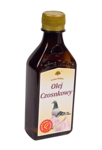 Przejdź do produktu LEŚNA DOLINA Olej czosnkowy dla gołębi 250 ml