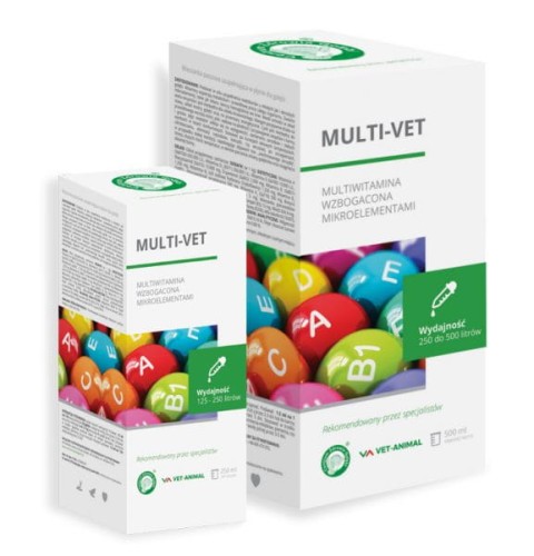Przejdź do produktu CENTRUM ZDROWIA GOŁĘBI Multi-Vet 500 ml - multiwitamina w płynie dla gołębi