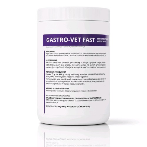 Przejdź do produktu CENTRUM ZDROWIA GOŁĘBI Gastro-Vet Fast 400 g - lepsze trawienie gołębi