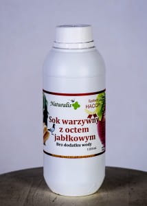 NATURALIS - Sok warzywny z octem jabłkowym 1100 ml