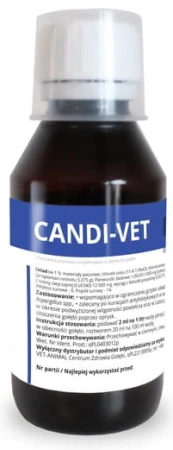 CENTRUM ZDROWIA GOŁĘBI Candi-Vet walka z grzybicą 125 ml