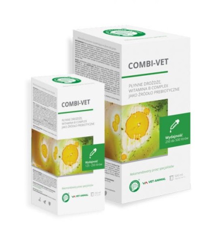 Przejdź do produktu CENTRUM ZDROWIA GOŁĘBI Combi-Vet - płynne drożdże dla gołębi 250 ml