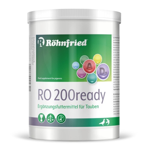 Przejdź do produktu ROHNFRIED RO 200 Ready 600 g - lepsza kondycja, energia i szybkość na loty gołębi