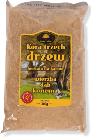LEŚNA DOLINA - Kora 3 drzew, posypka na karmę, 300 g