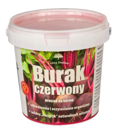 LEŚNA DOLINA - Burak suszony, proszek na karmę 700 g