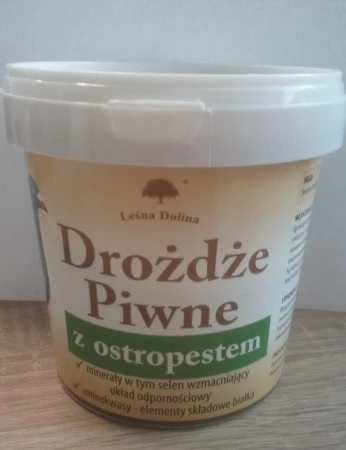 LEŚNA DOLINA - Drożdże piwne z ostropestem 500 g