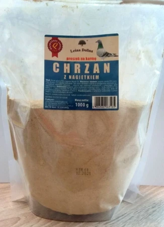 LEŚNA DOLINA - Chrzan z nagietkiem 1 kg - proszek na karmę