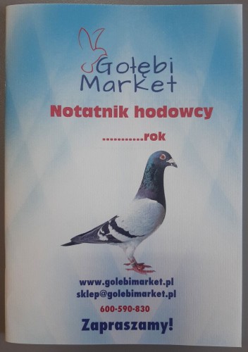 Przejdź do produktu Gołębi Market - notatnik hodowcy