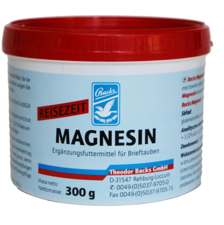 BACKS Magnesin 300g - magnez z elektrolitami.