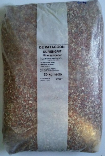Przejdź do produktu DE PATAGOON  Duivengrit 20 kg - gryt mieszany z anyżem dla gołębi