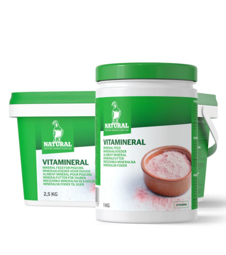 Przejdź do produktu NATURAL Vitamineral 2,5 kg - mieszanka mineralno-witaminowa dla gołębi
