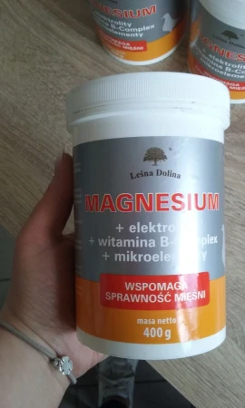 LEŚNA DOLINA - Magnesium + elektrolit + B-Complex + mikroelementy  400g