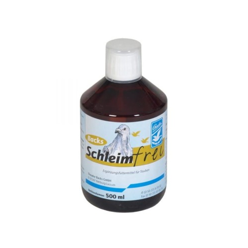Przejdź do produktu BACKS  Schleimfrei - odflegmiający preparat na drogi oddechowe dla gołębi u gołębi 500 ml