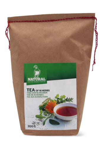Przejdź do produktu NATURAL Tea with 16 herbs 300 g - herbata dla gołębi