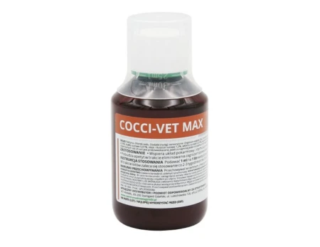 CENTRUM ZDROWIA GOŁĘBI - Cocci-Vet  Max 125 ml - stop kokcydiom i robakom