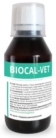 CENTRUM ZDROWIA GOŁĘBI Biocal - Vet - 125ml - lęgi loty pierzenie
