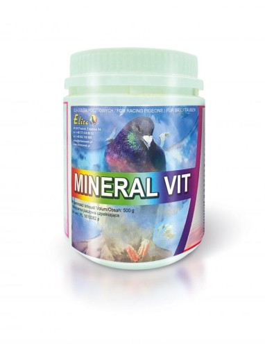 Przejdź do produktu ELITA Mineral Vit 500 g, minerały w proszku dla gołębi