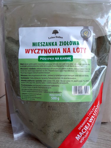 Przejdź do produktu LEŚNA DOLINA Mieszanka ziołowa wyczynowa na loty 500 g - zioła dla gołębi