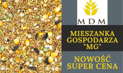 Przejdź do produktu MDM MG Mieszanka Gospodarza 25 kg - karma uniwersalna dla gołębi
