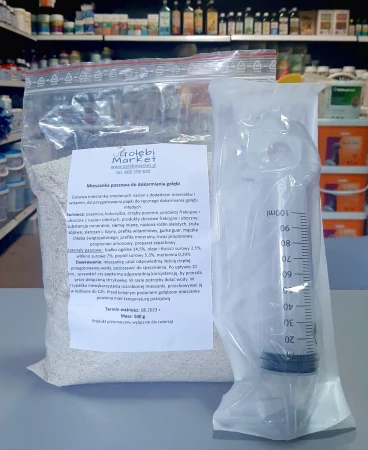 Mieszanka do dokarmiania ręcznego gołębi młodych + strzykawka 100 ml