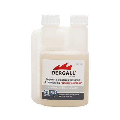 Dergall 100 ml - skuteczna i bezpieczna dezynsekcja (ptaszyniec, pleśniakowce, świerzbowce i in.)
