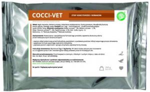 CENTRUM ZDROWIA GOŁĘBI Cocci-Vet stop kokcydiozie i robakom 200 g
