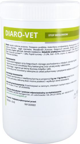 CENTRUM ZDROWIA GOŁĘBI Diaro-Vet stop biegunkom 500 g