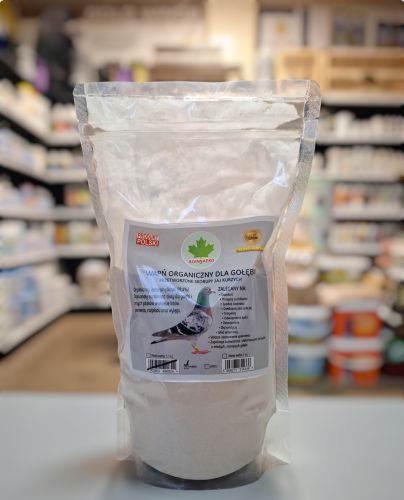ALVANAEKO - Wapń organiczny dla gołębi - mączka 300 g - minerały na bazie skorupek jaj