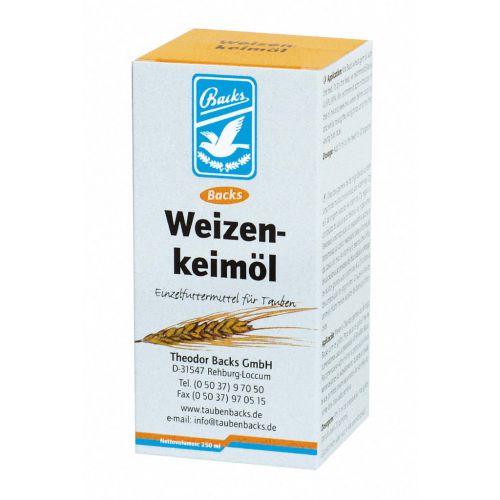 BACKS - Weizenkeimol olej z kiełków pszenicy 250ml naturalna witamina e